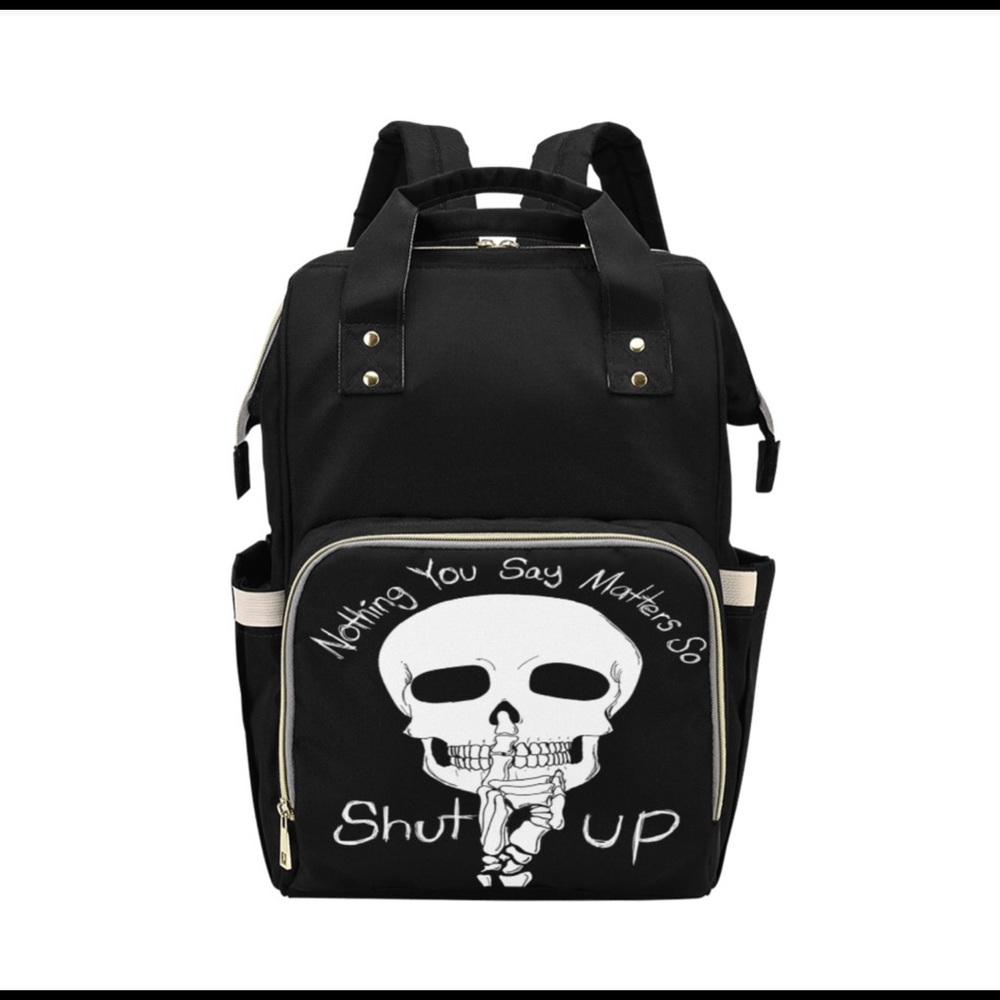 Hush skull backpack / diaper bag Multi-Function Diaper Backpack/Diaper Bag